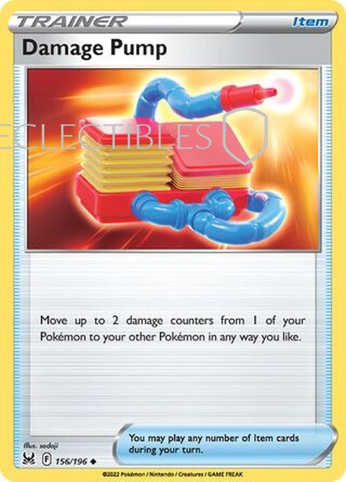 Pokemon Lost Origin 156/196 Damage Pump  Reverse Holo