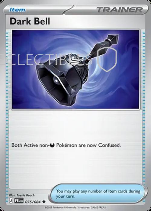 Pokemon pitch black 075/84 Dark Bell  Reverse Holo