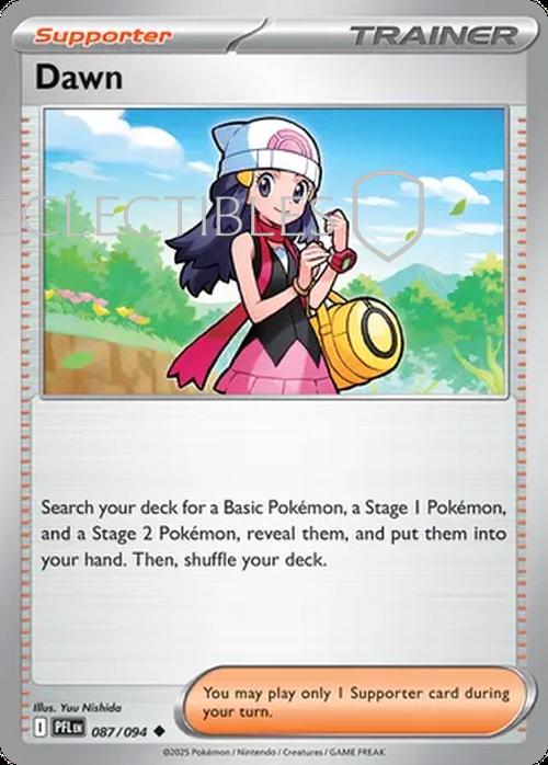 Pokemon Phantasmal Flames 087/094 Dawn  Reverse Holo