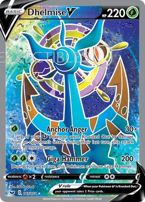 Pokemon Sword & Shield 187/202 Dhelmise V