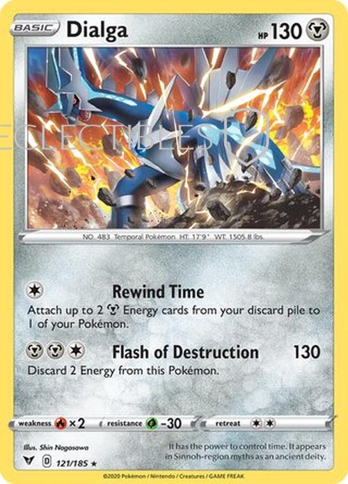 Pokemon Vivid Voltage 121/185 Dialga Holo