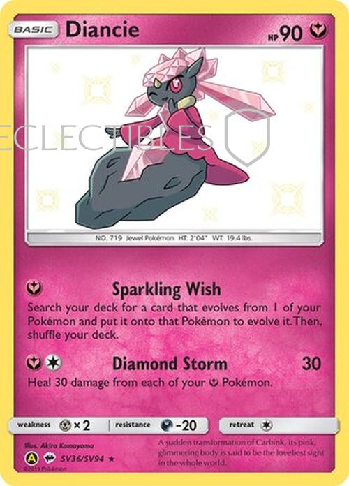 Pokemon Hidden Fates SV 36/94 Diancie