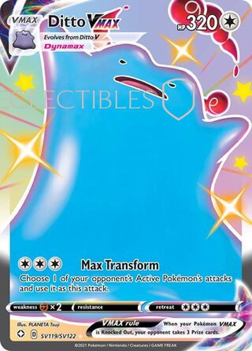 Pokemon Shining Fates SV 119/122 Ditto VMAX