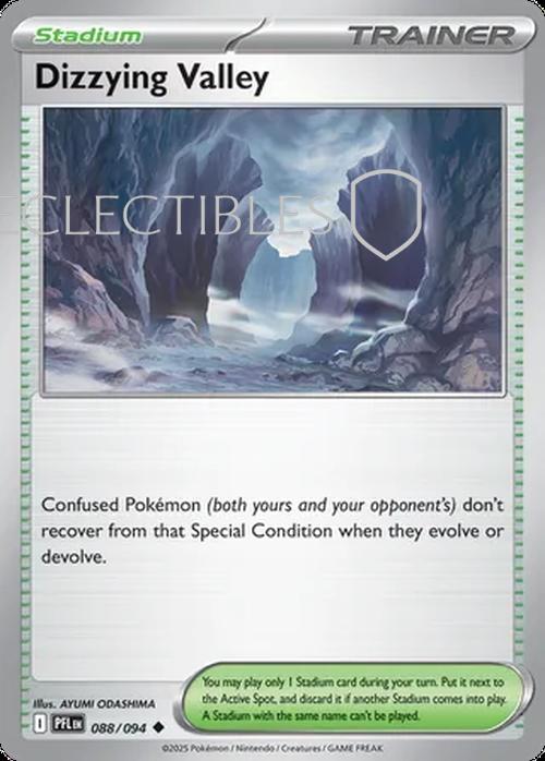 Pokemon Phantasmal Flames 088/094 Dizzying Valley  Reverse Holo