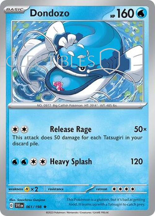 Pokemon Scarlet & Violet 061/198 Dondozo Holo