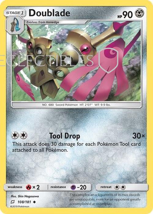 Pokemon Team up 108/181 Doublade Reverse Holo