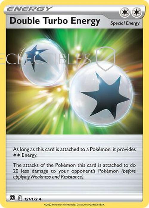 Pokemon Brilliant Stars 151/172 Double Turbo Energy  Reverse Holo