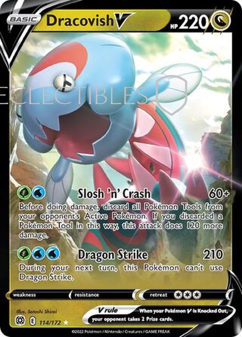 Pokemon Brilliant Stars 114/172 Dracovish V