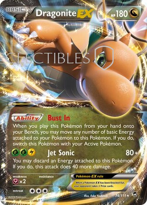 Pokemon Furious Fists 074/111 Dragonite EX