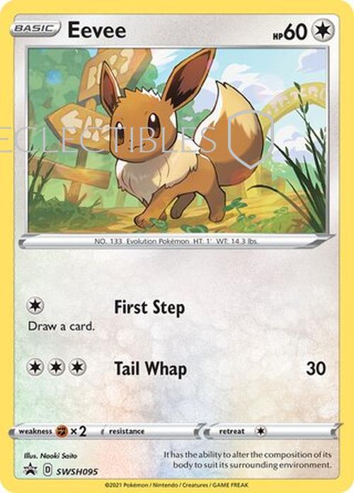 Pokemon SWSH Black Star Promos SWSH 095 Eevee