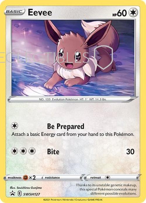 Pokemon SWSH Black Star Promos SWSH 127 Eevee