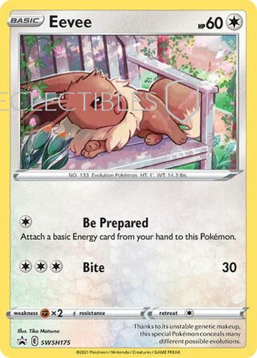 Pokemon SWSH Black Star Promos SWSH 175 Eevee