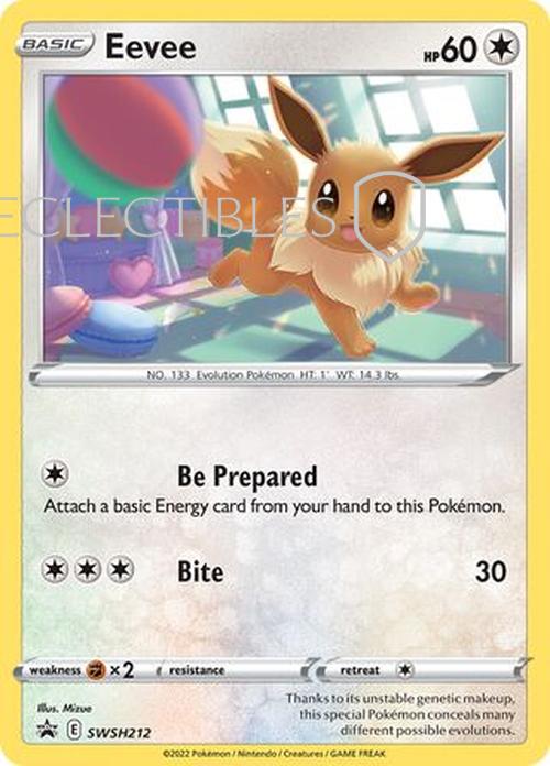 Pokemon SWSH Black Star Promos SWSH 212 Eevee