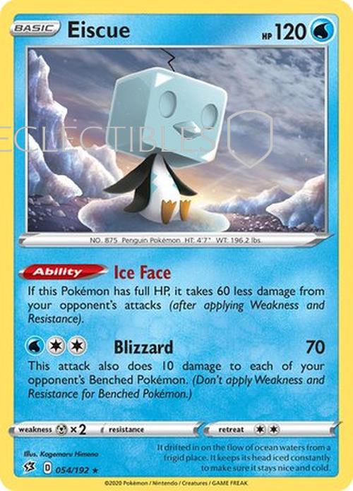 Pokemon Rebel Clash 054/192 Eiscue Holo