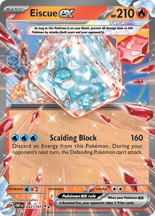 Pokemon Obsidian Flame 042/197 Eiscue ex
