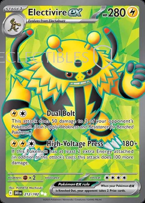Pokemon Destined Rivals 212/182 Electivire ex