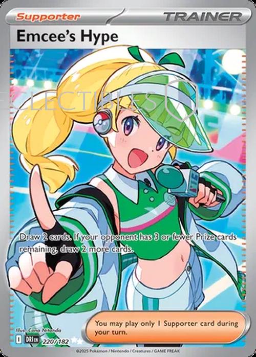 Pokemon Destined Rivals 220/182 Emcees Hype