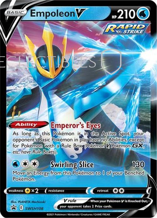 Pokemon SWSH Black Star Promos SWSH 108 Empoleon V