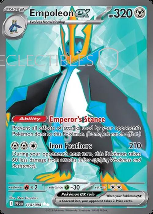 Pokemon Phantasmal Flames 114/094 Empoleon ex 