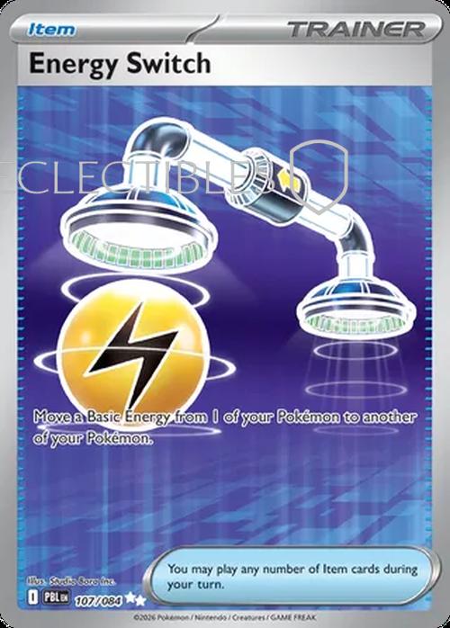 Pokemon pitch black 107/84 Energy Switch