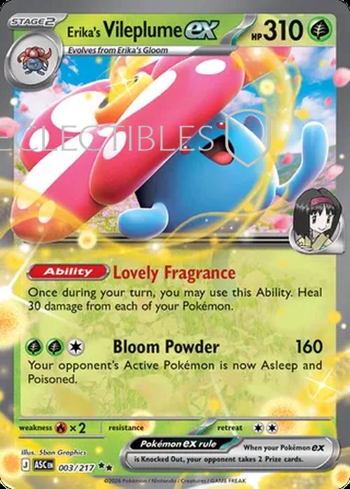 Pokemon Ascended Heroes 003/217 Erikas Vileplume ex