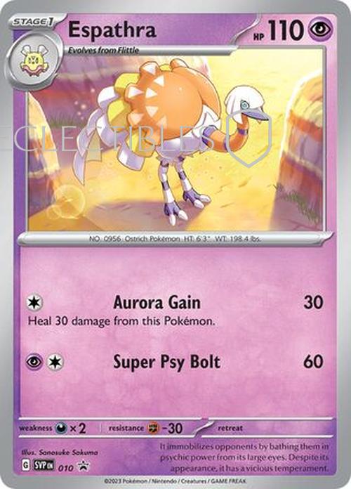 Pokemon SV Black Star Promos SV 010 Espathra
