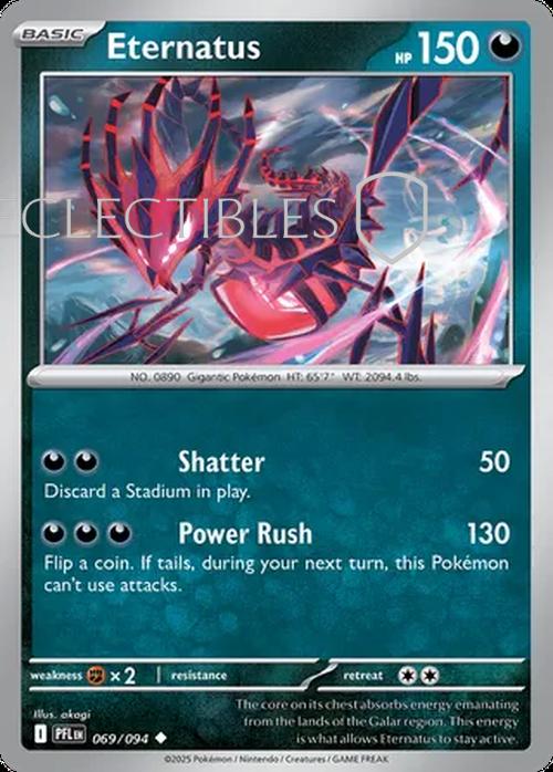Pokemon Phantasmal Flames 069/094 Eternatus  Reverse Holo