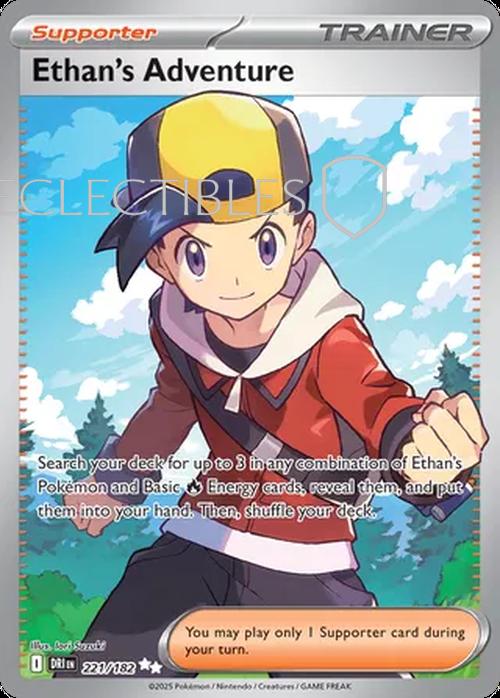 Pokemon Destined Rivals 221/182 Ethans Adventure