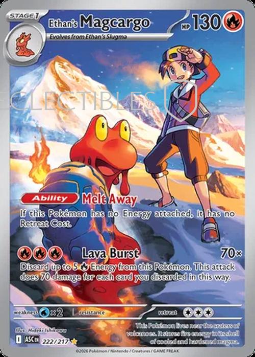 Pokemon Ascended Heroes 222/217 Ethans Magcargo