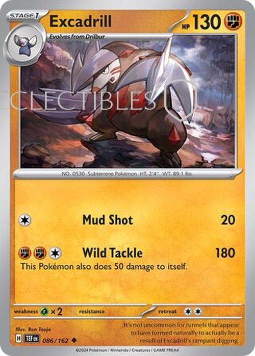 Pokemon Temporal Forces 086/162 Excadrill