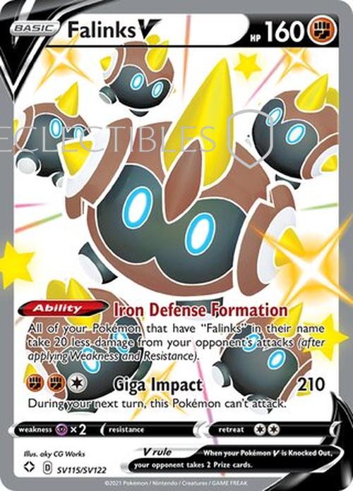 Pokemon Shining Fates SV 115/122 Falinks V