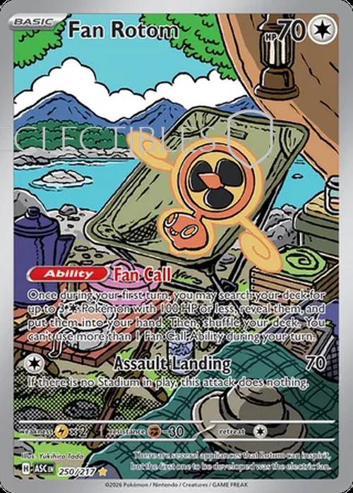 Pokemon Ascended Heroes 250/217 Fan Rotom