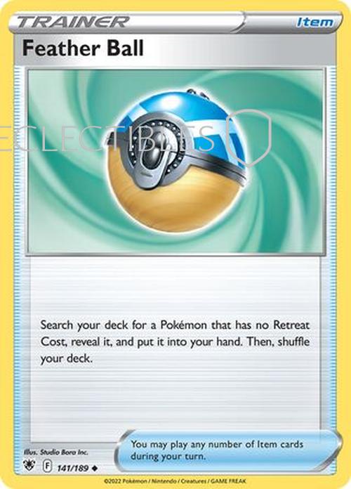 Pokemon Astral Radiance 141/189 Feather Ball  Reverse Holo