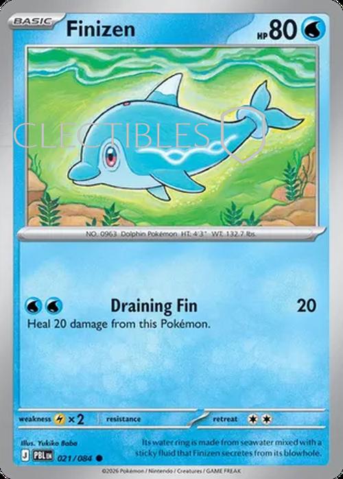 Pokemon pitch black 021/84 Finizen  Reverse Holo