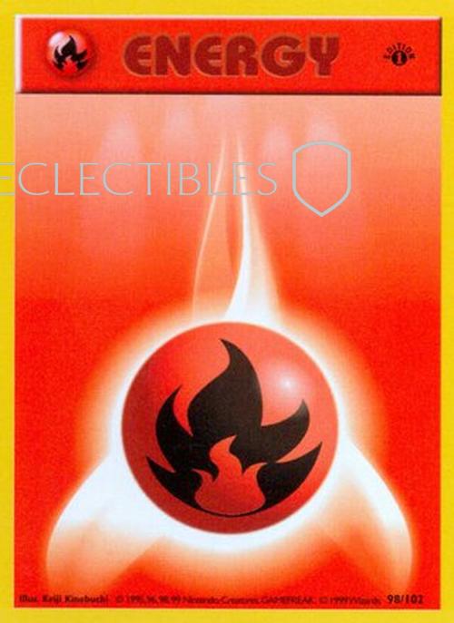 Pokemon Base Set 098/102 Fire Energy