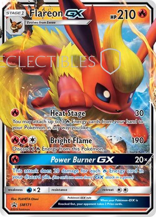 Pokemon SM Black Star Promos SM171 Flareon-GX