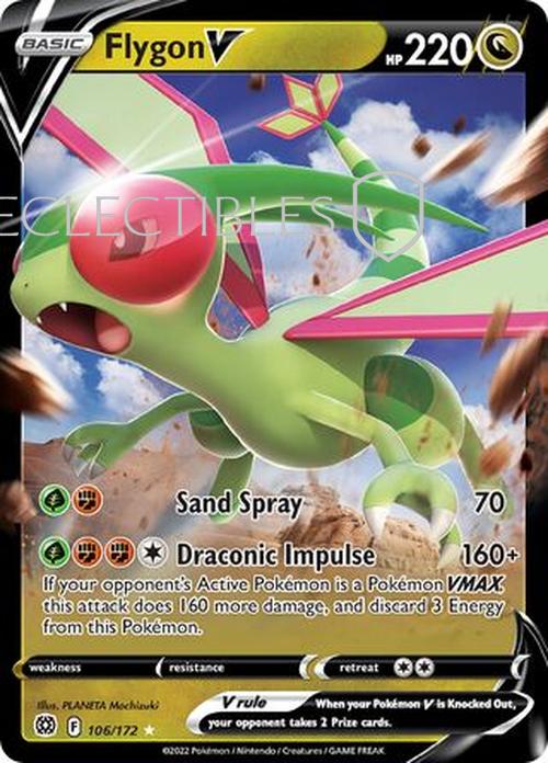 Pokemon Brilliant Stars 106/172 Flygon V