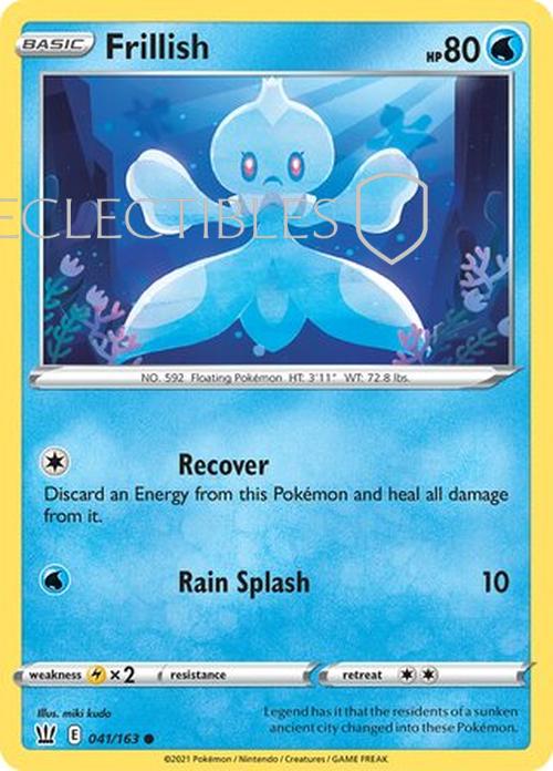 Pokemon Battle Styles 041/163 Frillish  Reverse Holo