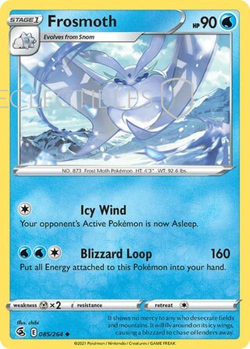 Pokemon Fusion Strike 085/264 Frosmoth  Reverse Holo