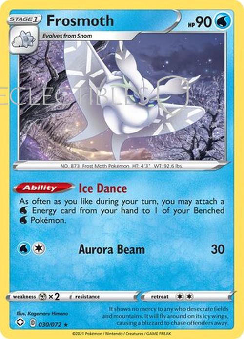 Pokemon Shining Fates 030/072 Frosmoth Holo