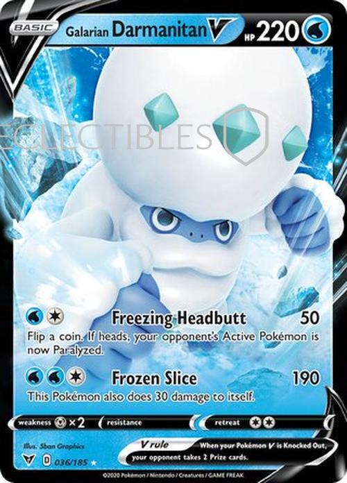 Pokemon Vivid Voltage 036/185 Galarian Darmanitan V