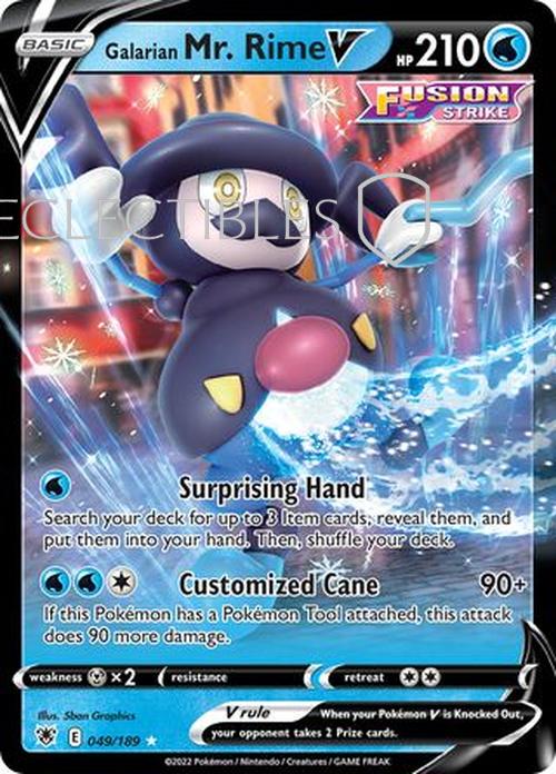 Pokemon Astral Radiance 049/189 Galarian Mr Rime V