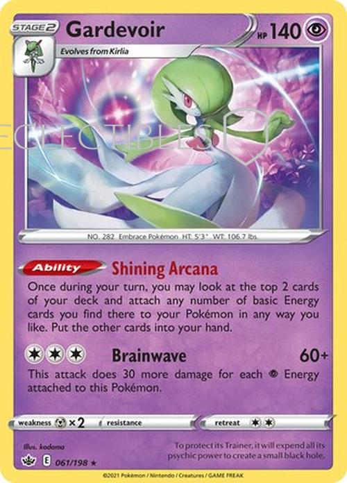 Pokemon Chilling reign 061/198 Gardevoir Holo