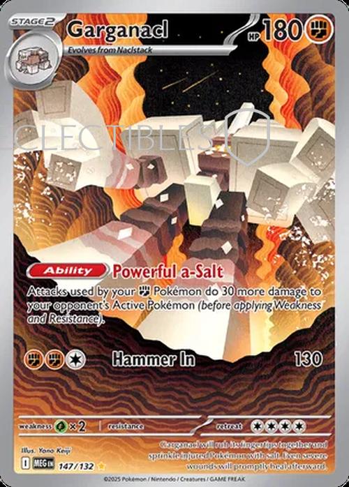 Pokemon Mega Evolutions 147/132 Garganacl 
