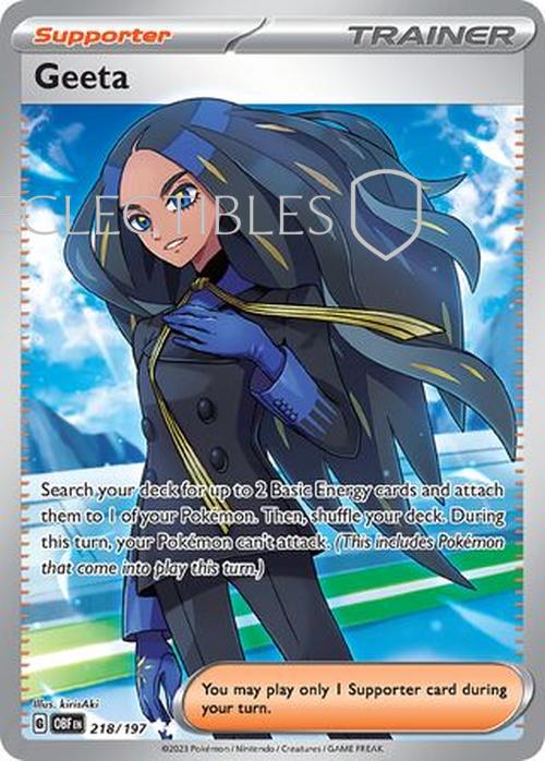 Pokemon Obsidian Flame 218/197 Geeta