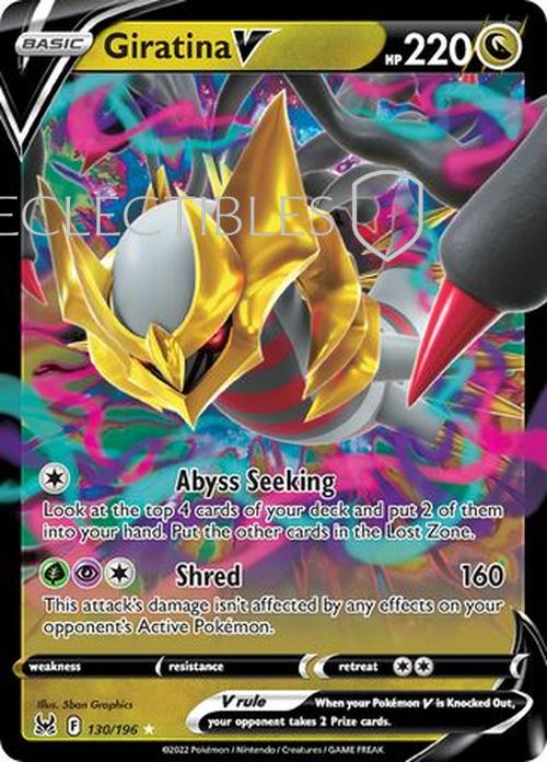 Pokemon Lost Origin 130/196 Giratina V