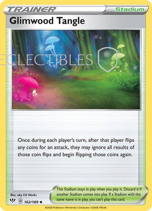 Pokemon Darkness Ablaze 162/189 Glimwood Tangle  Reverse Holo