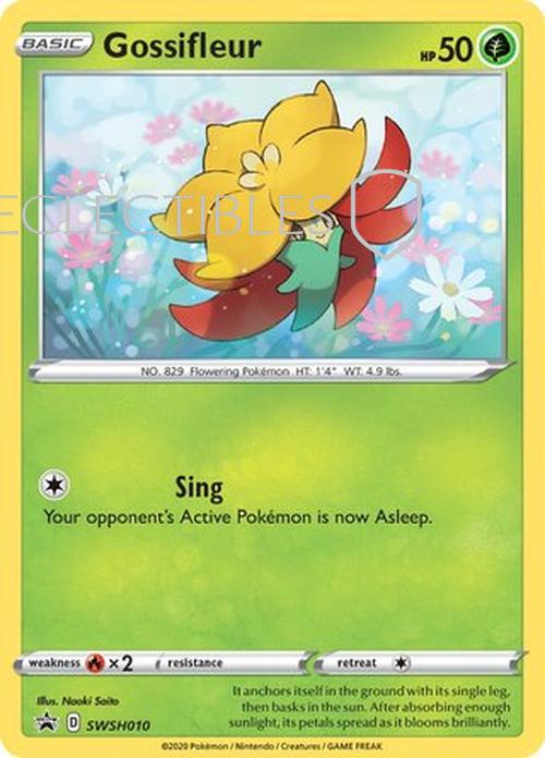 Pokemon SWSH Black Star Promos SWSH 010 Gossifleur
