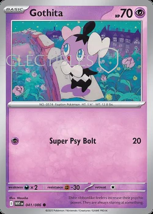 Pokemon White Flare 041/086 Gothita  Reverse Holo
