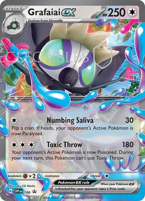 Pokemon SV Black Star Promos SV 100 Grafaiai ex